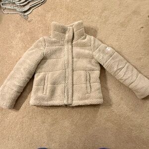 CALVIN KLEIN Cozy Sherpa Jacket - Cream NWOT